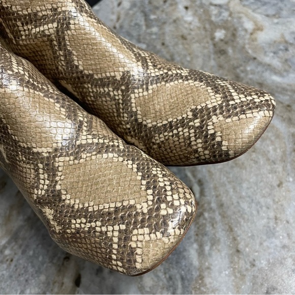 Sam Edelman CODIE Snakeskin Booties Women’s 9M - Picture 7 of 11